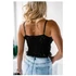 Kép 5/6 - Fekete csipke Bralette Crop top, S